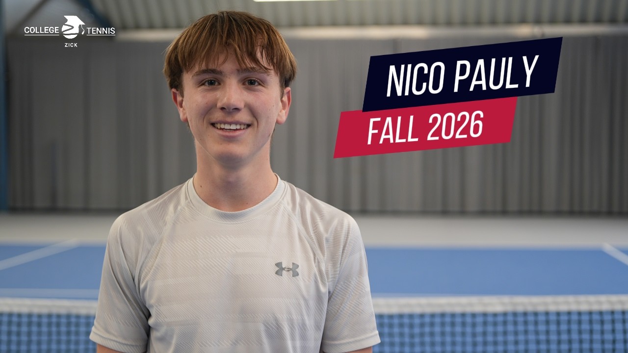 Nico Pauly (Fall 2026) | Lk 12 est. UTR 8.5 | LK jump from Lk21 to 12 within 1 year! | Fall 2026