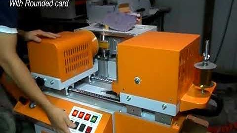 DL L210MT  Card Edge Gilding Machine (can gilding round corner)