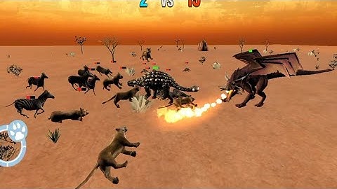 Animal vs Dinosaur Battle Simulator | gameplay walkthrough part 2 | Red Chilli | android iOS