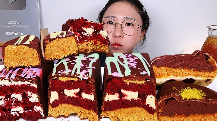 드디어 두바이 벽돌케이크!! 발로나 두바이 쫀득빵 두바이 초콜릿 디저트 먹방 Dessert Mukbang