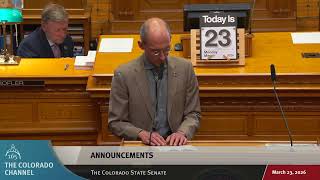 Colorado Senate 2026 Legislative Day 069