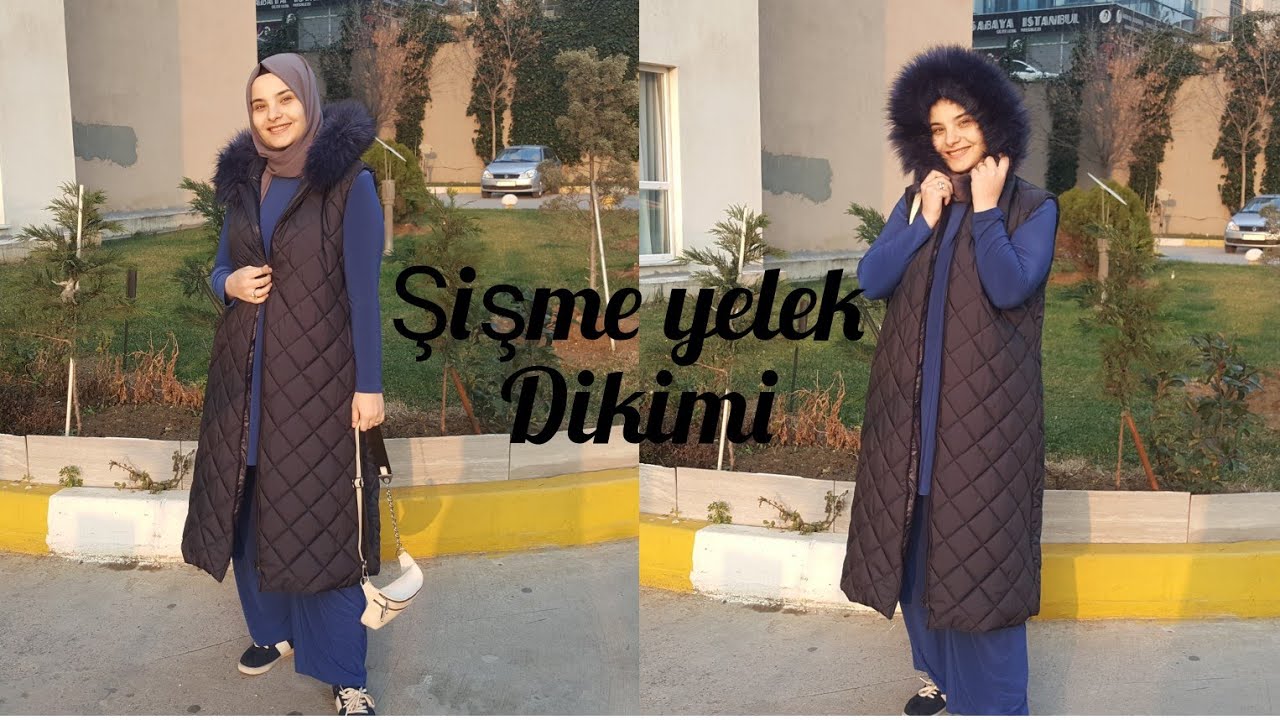 Kolay Şişme yelek dikimi/astarlı şişme yelek dikimi /çok kolay/DIY
