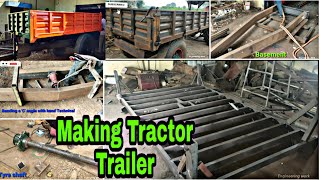 how to make a hydraulic trolley for tractor heavy lifting 5 Ton