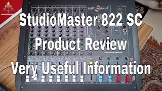 Let's dig in to #studiomaster  #orb822 #studiomaster #mixer #orb #proaudio #live #review #reviews