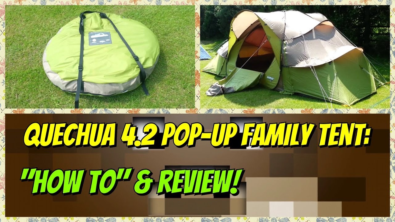 quechua family pop up tent