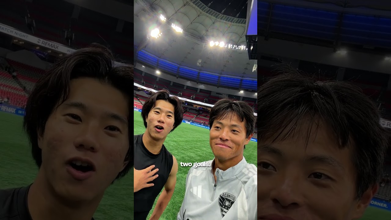 When your assist comes with camera duties...🎥  #DCUnited #MLS #Goal #KimitoNono #HoseiKijima
