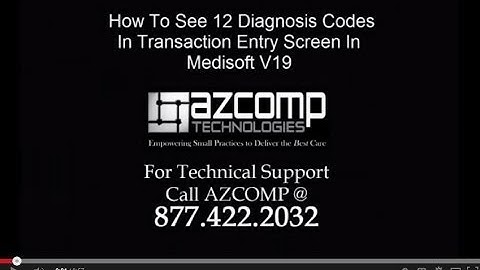 How To See 12 Diagnosis Codes In Transaction Entry Screen In Medisoft Version 19