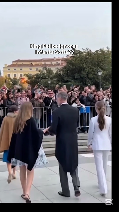 king Felipe never ignores infanta Sofia #princess #king #history #shorts