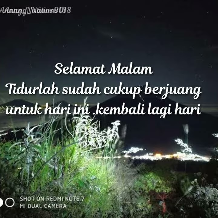 Ucapan selamat malam