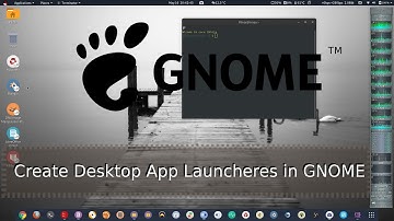 Create Desktop App Launchers in Linux GNOME 3.32 / No Terminal