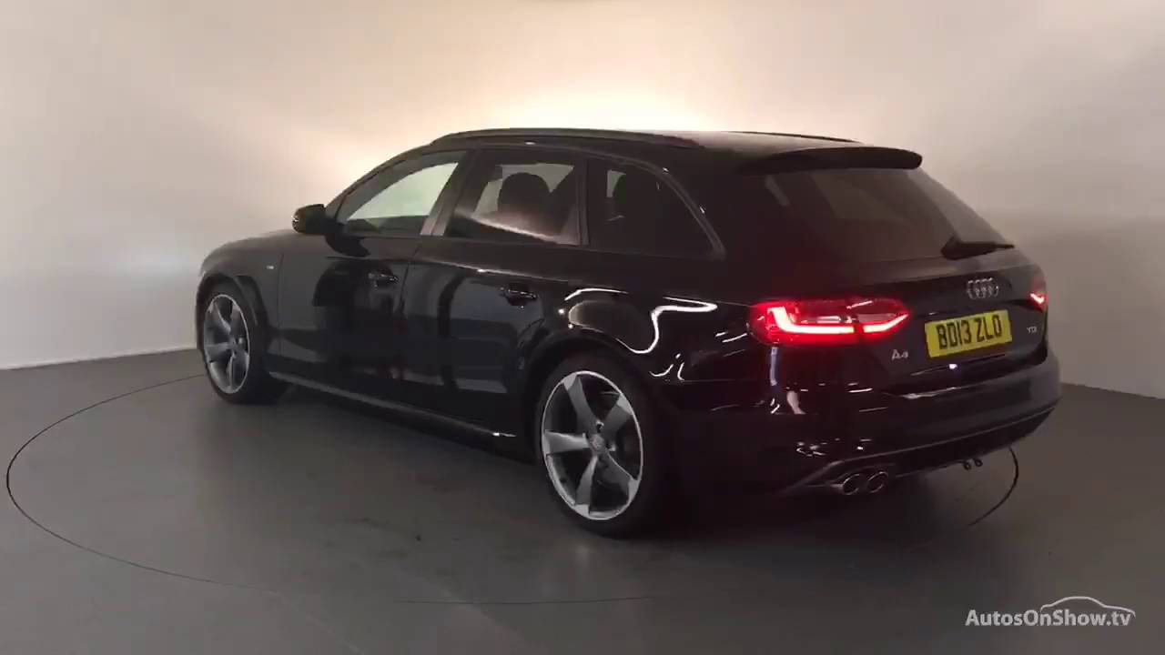 BD13ZLO AUDI A4 AVANT TDI S LINE BLACK EDITION BLACK 2013, Derby Audi