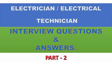 Jehoash Engineering _ Electrical Technician Interview Questions and Answers _ 2020 - Part - 2