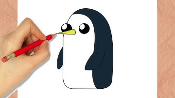 How to Draw Gunter (Adventure Time)