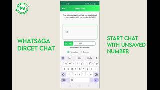 WhatSaga Direct Chat WA screenshot 1