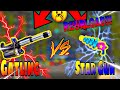 GATLING GUN VS. STARGUN (RE UPLOAD)😱 SKYBLOCK BLOCKMAN GO