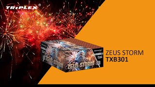 FAJERWERKI TXB301 150S 0.8'' BATERIA ZEUS STORM F3 TRIPLEX FIREWORKS