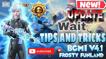 HOW TO LAND FAST AND SAFELY IN NEW BGMI 4.1 UPDATE | NEW BGMI WINTER MODE TIPS &TRICKS | Mew2