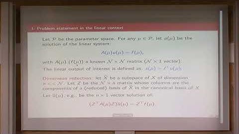UNQ | Clémentine Prieur | GOAL-ORIENTED ERROR ESTIMATION FOR PARAMETER-DEPENDENT NONLINEAR PROBLEMS