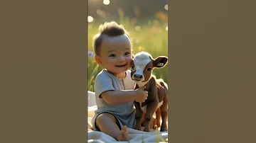 أطفال يقلدون أصوات الحيوانات بمساعدة الذكاء الاصطناعي عافكم متنسوش لايك وابوني 