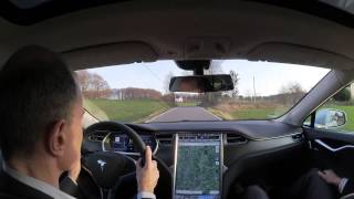 Tesla model S p85+ acceleration test 0-100 km/h 0-60 mph - Autogefühl