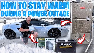 Use Your Car Battery To Power Your Furnace During A Power Outage.