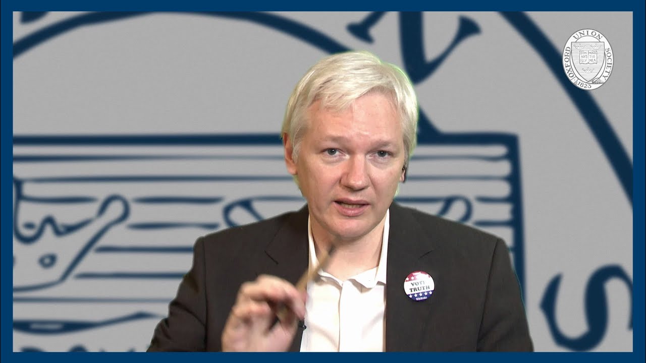 Status As A Fugitive  Julian Assange  Oxford Union - YouTube