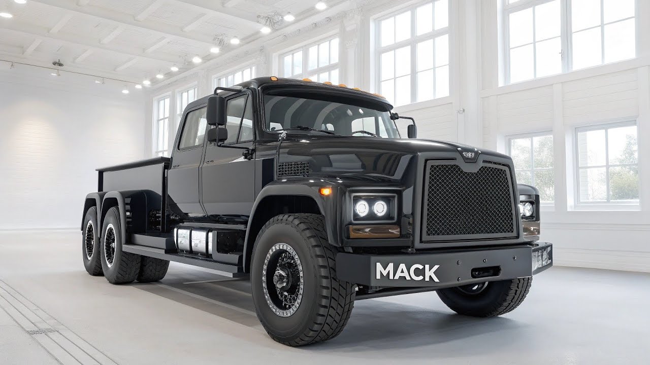 Msack Machine Title:“The Beast Arrives: 2026 Mack Pickup Truck BLACK Edition – The ...