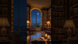 POV: You’re studying in a magical library 🕯️ #cozynights #studymusic #relaxing #midnightcozyjazz