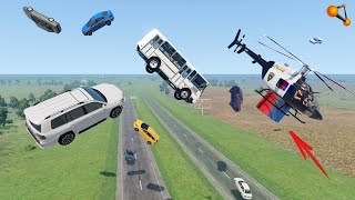 картинка: ВОЗДУШНЫЙ ПАТРУЛЬ! МОЩНЫЙ МАГНИТ НА ПОЛИЦЕЙСКОМ ВЕРТОЛЁТЕ | BeamNG.drive