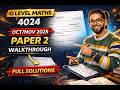O Level Maths 4024 Oct/Nov 2025 P-2 | Complete Past Paper Walkthrough | MathsWithSyed | Session-2