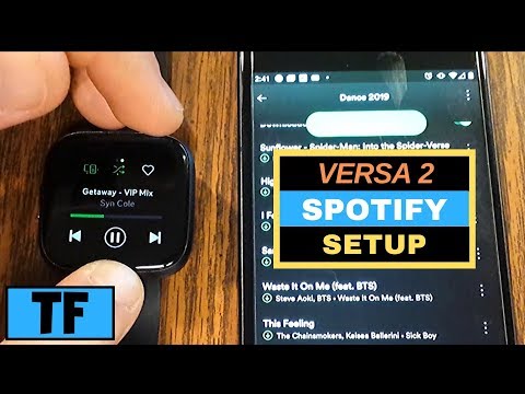 Spotify App on Fitbit Versa 2 - How To Setup, Music Controls, Overview!