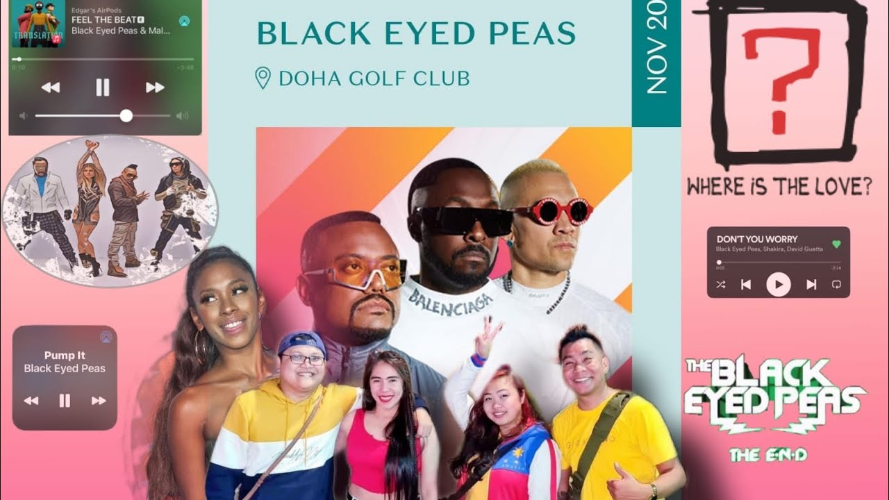 The Legendary Black Eyed Peas Live Concert In Doha Qatar FIFA 2022