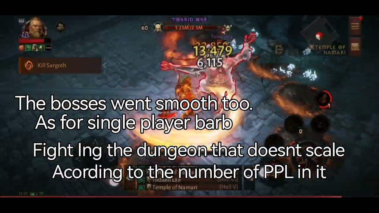 DIABLO IMMORTAL YOU NEED THIS BARBARIAN DUNGEON BUILD!! BIG DAMAGE