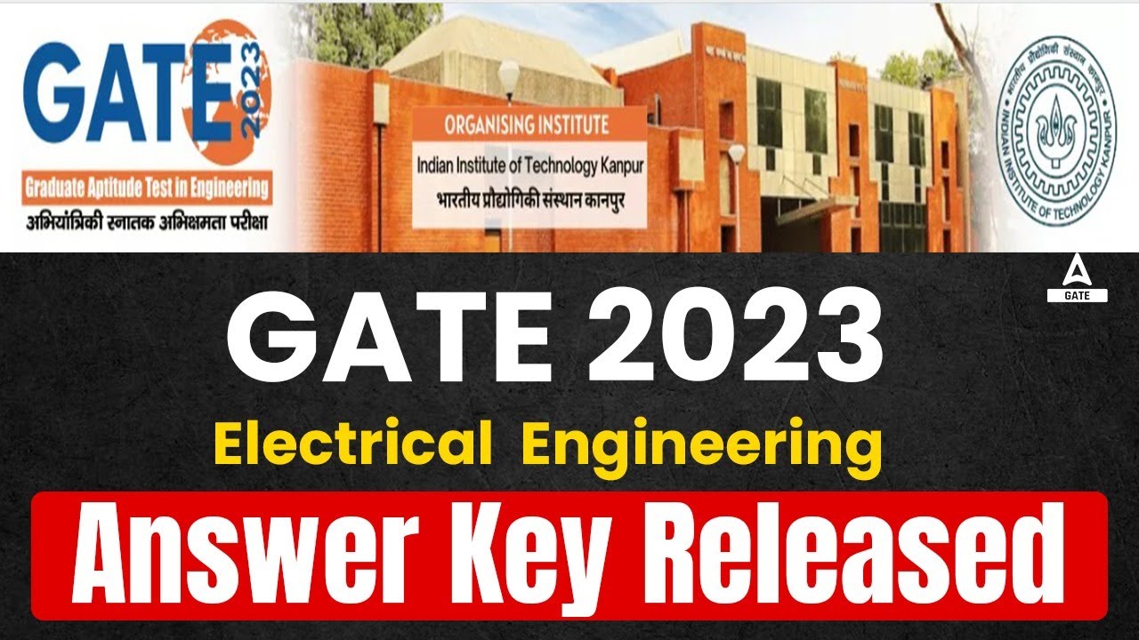 GATE Answer Key 2023 | GATE Electrical Engineering Answer Key ...