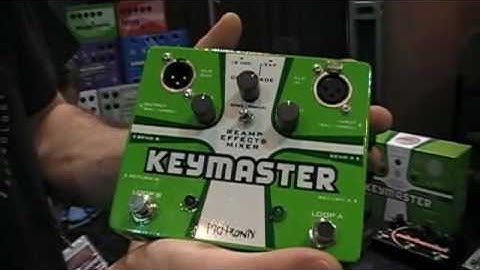 Pigtronix Keymaster Reamp Effects Mixer Summer NAMM 2010