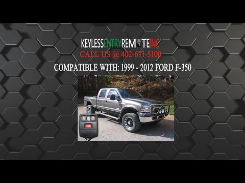 How To Replace Ford F 350 Key Fob Battery 1999   2012