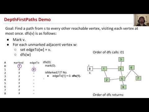 Intro to Graphs, Video 5   DepthFirstPaths