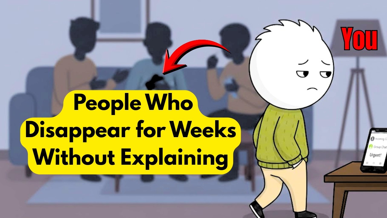 Психология людей, которые исчезают на несколько недель без объяснений.
