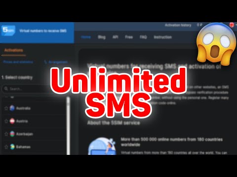 How to Get Unlimited SMS Verification Codes