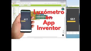 Luxómetro con App Inventor screenshot 3