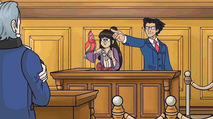 Flipping the Parrot (Ace Attorney Animation)[Paula Peroff]