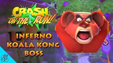 Crash Bandicoot: On The Run - Inferno Koala Kong Boss