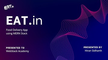 WSA MERN Stack Internship Project Presentation | Food Delivery App |