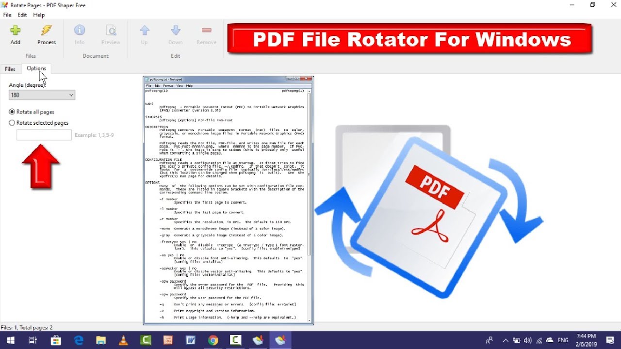 how to rotate one page of word document in mac