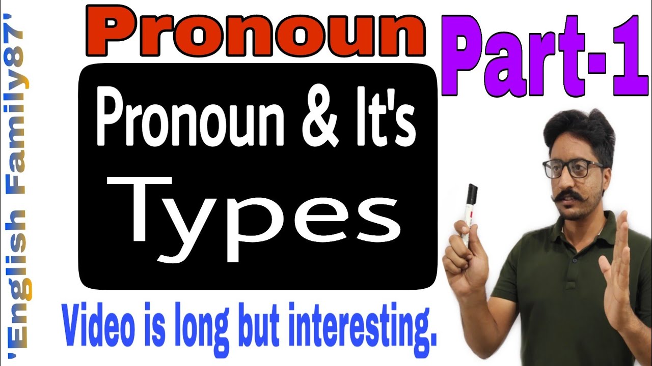 Pronoun and its Types Parts of Speech by English Family87 English