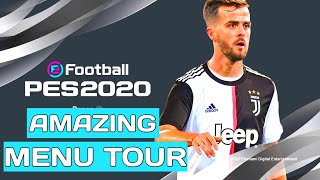 PES 2020's MENU SCREENS ARE WOOOOW!!!!eFootball PES 2020|Menu Screen|