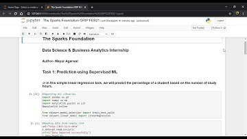 The Sparks Foundation || Data Science & Business Analytics Internship #GRIPFEB21