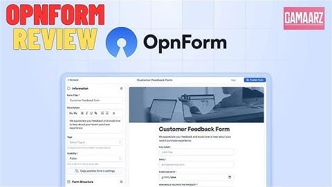 OpnForm Review: AI-Powered Open-Source Form Builder 2024