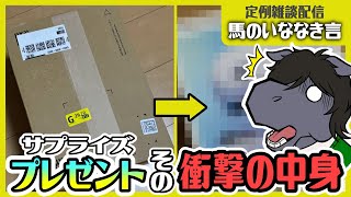 【定例雑談：馬のいななき言】ある人からのサプライズプレゼント！？その中身がヤバすぎた【EquuStream V#567】