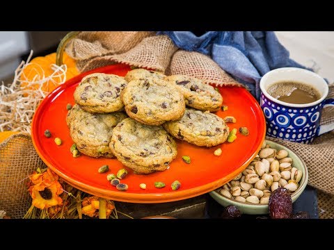 Vídeo: Biscoitos De Chocolate Com Pistache